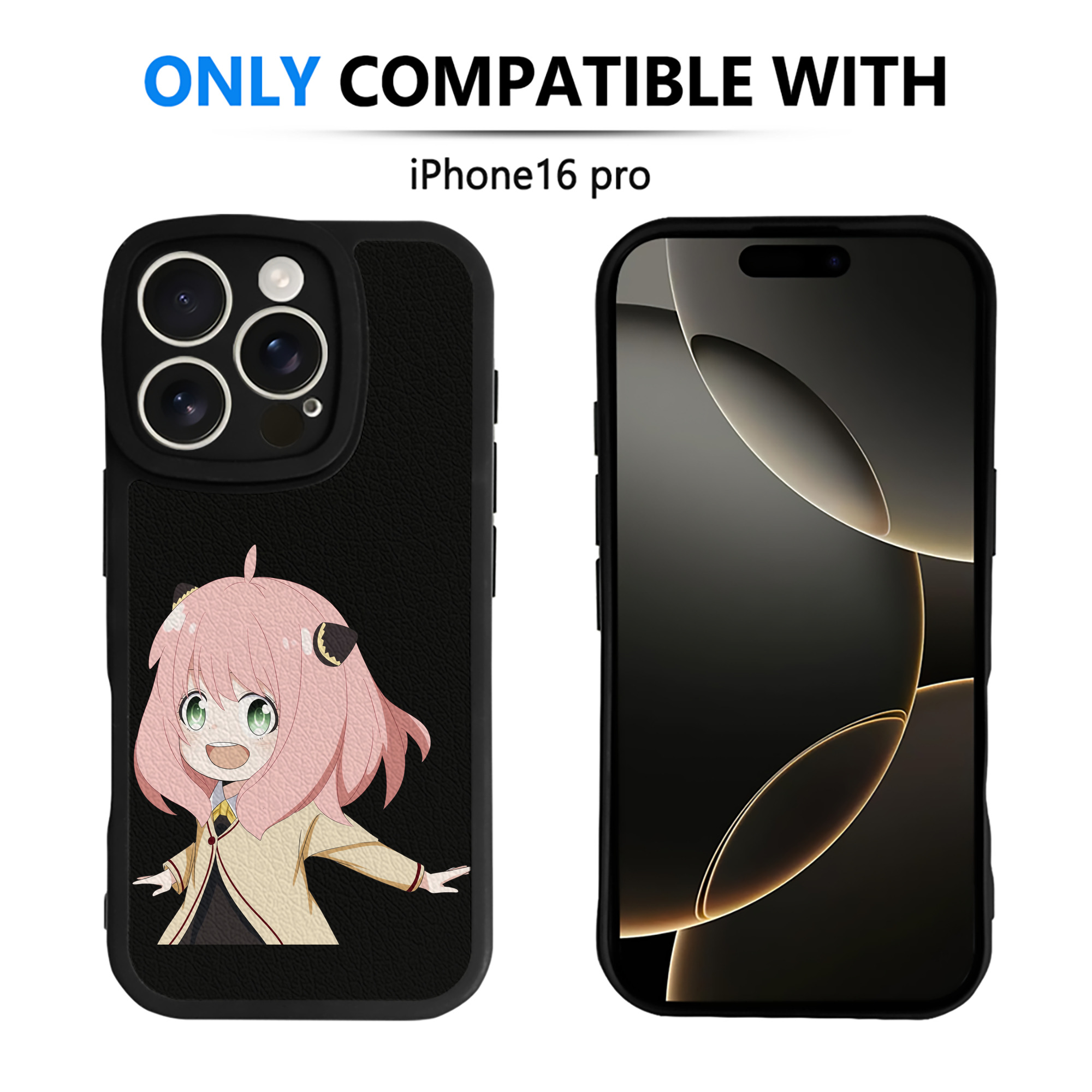 （画像用） SPY×FAMILY间谍家家酒 【iPhone 16シリーズ対応】シリコンスマホケース（レザー調） 材質：シリコン